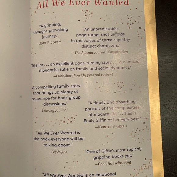 Book-Emily Giffin “All we Ever Wanted” - Picture 3 of 4